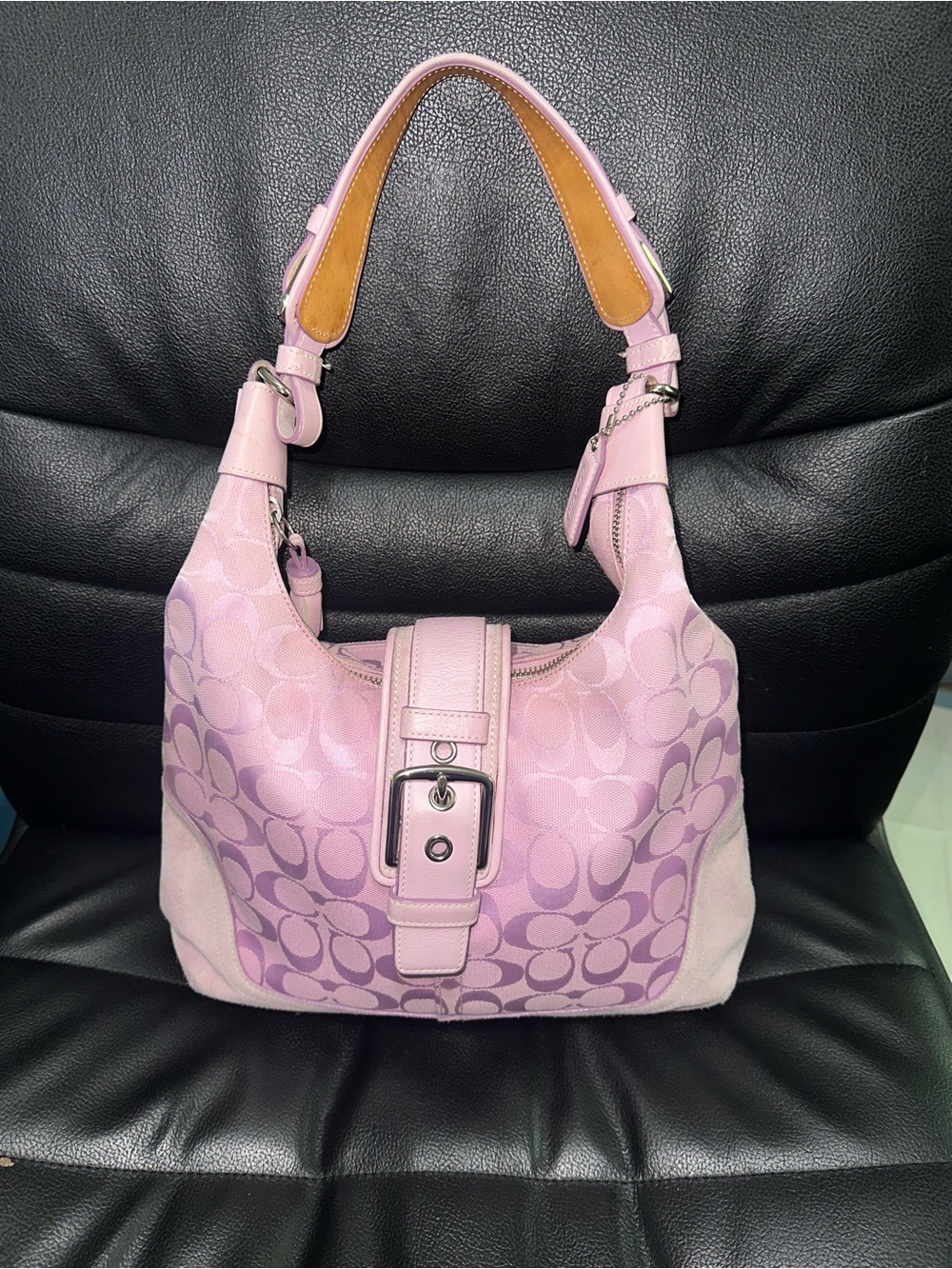 Coach Vintage Signature Hobo Shoulder Bag C6824 - Picture 1 of 8